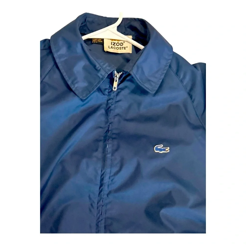 Vintage Izod Men’s XL Navy Windbreaker Unlined
